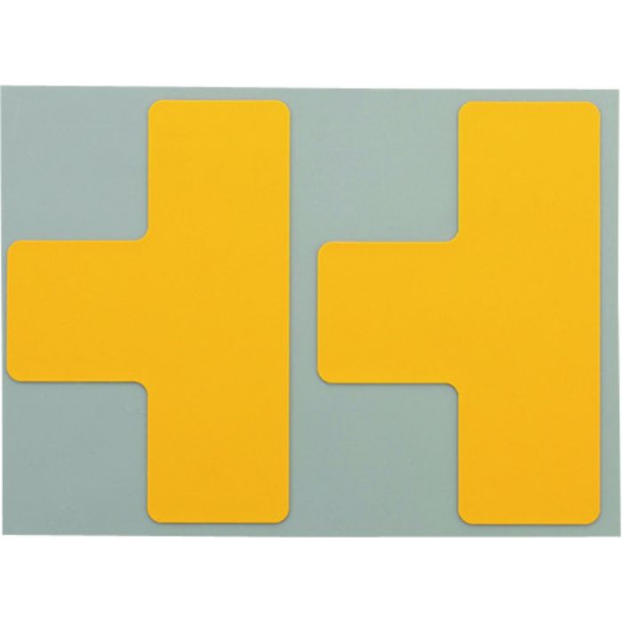 ニトムズ 耐久フロアサインズT型M黄20枚(Tcode:1269838)