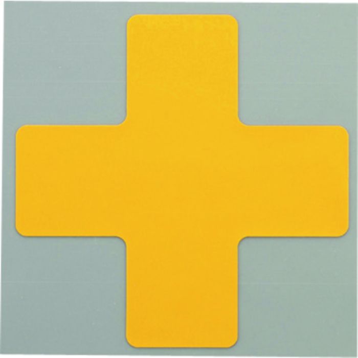 ニトムズ 耐久フロアサインズX型M黄10枚(Tcode:1269845)