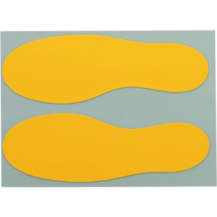 ニトムズ 耐久フロアサインズ足型黄20枚(Tcode:1269847)