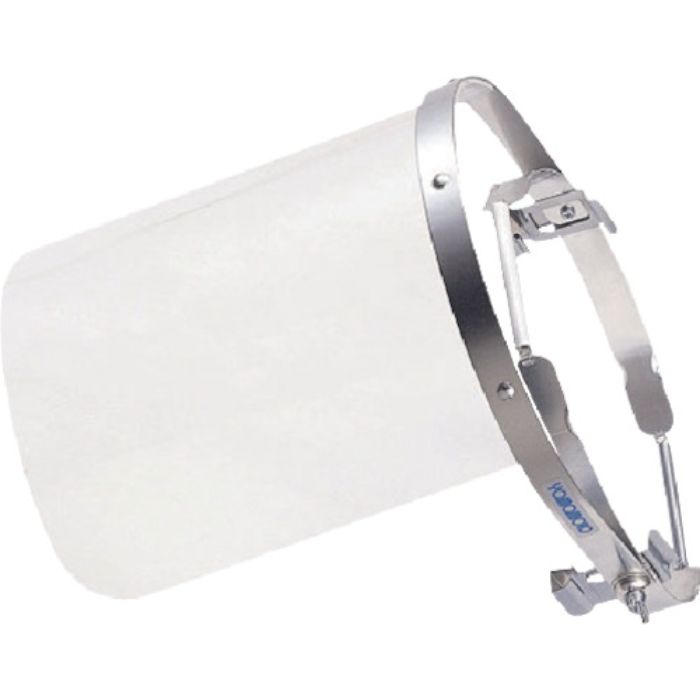 YAMAMOTO 防災面ヘルメット取付タイプ レンズ色クリア(Tcode:8121936)