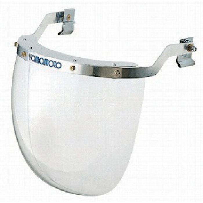 YAMAMOTO 防災面 ヘルメット取付タイプ 透明(Tcode:8121889)