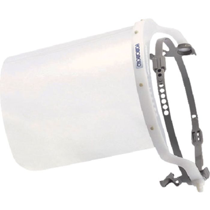 YAMAMOTO 防災面ヘルメット取付タイプ レンズ色クリア(Tcode:8121960)