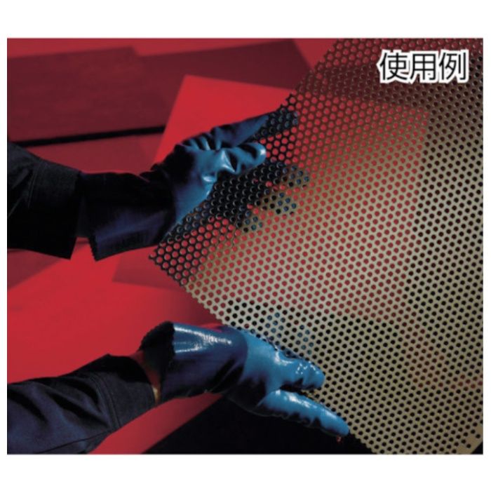 【まとめ買い】 SHOWA(ショーワ) ニトリルゴム手袋 簡易包装ニトローブ10双入 ブルー Lサイズ (Tcode:8186285)の説明画像4