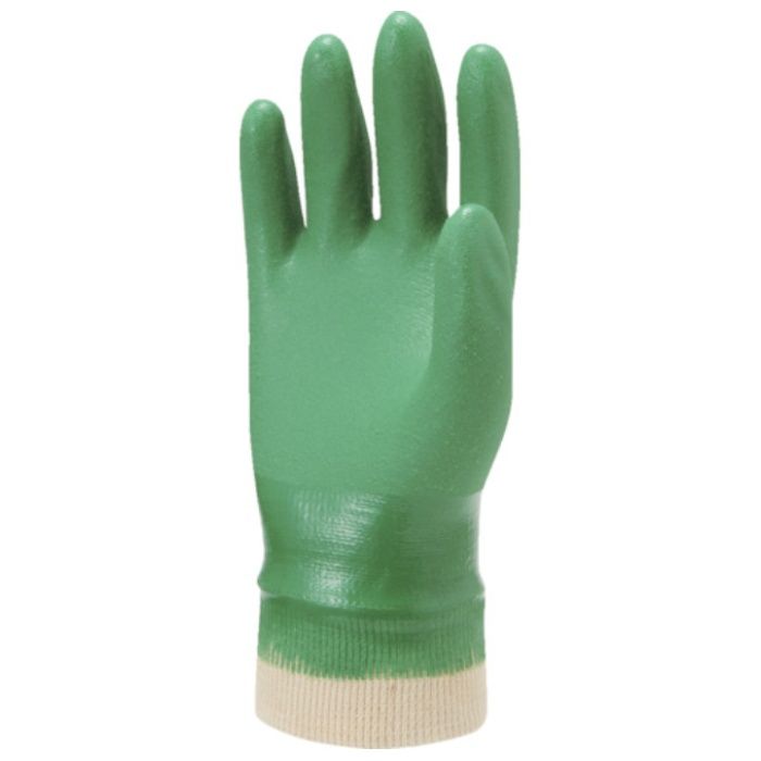【まとめ買い】 SHOWA(ショーワ) 塩化ビニール手袋 簡易包装グリーンジャージ 10双入 Mサイズ (Tcode:8562529)の説明画像2