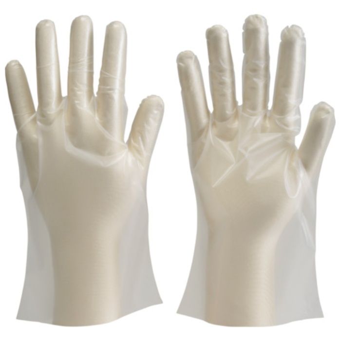 【まとめ買い】 TRUSCO(トラスコ) ポリエチレン製使い捨て手袋 Lサイズ (100枚入x10袋) (Tcode:4506756)の説明画像2
