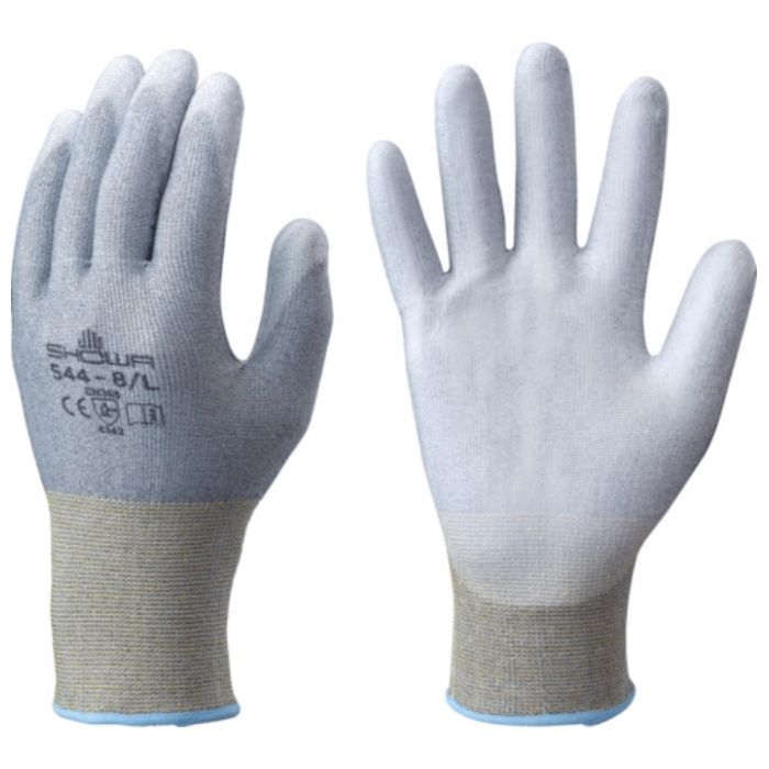 【まとめ買い】 SHOWA(ショーワ) 耐切創手袋 No544ケミスターパームFS No544 10双入 グレー Mサイズ (Tcode:4708547)