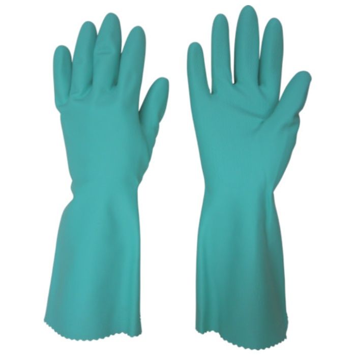 【まとめ買い】 ビニスター 塩化ビニール手袋 トワローブフルールあつ手 グリーン M (20双入) (Tcode:7809263)