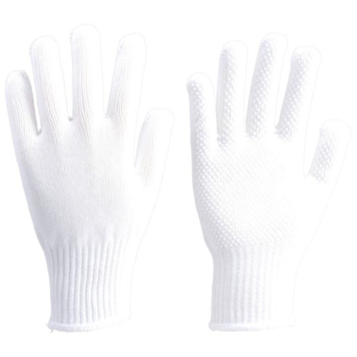 【まとめ買い】 TRUSCO(トラスコ) 軽作業用すべり止め手袋 薄手 5双組 フリーサイズ 10組入 (Tcode:5214477)の説明画像2