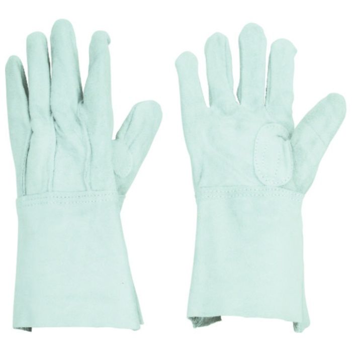 【まとめ買い】 トワロン 牛床革手袋 108-A半長 (10双入) (Tcode:8570583)