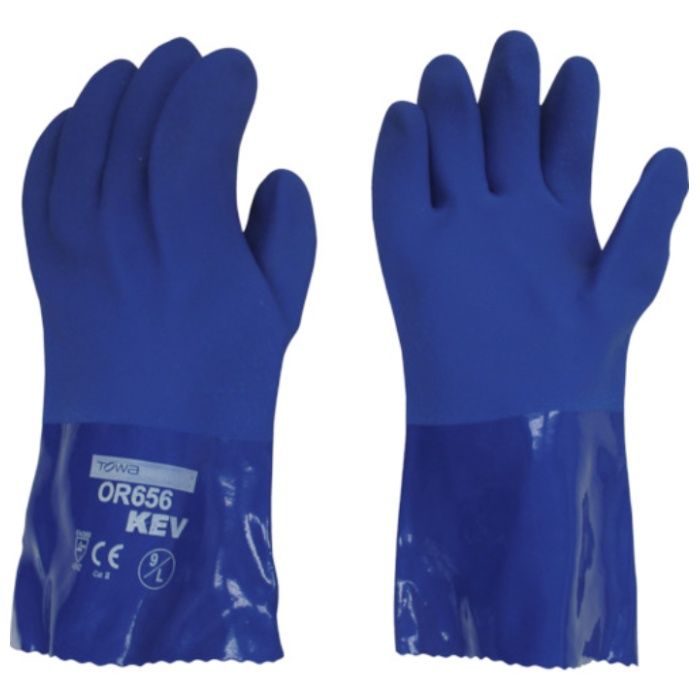 【まとめ買い】 ビニスター 耐切創手袋 耐油ビニスターKEV 9/L (12双入) (Tcode:8576137)