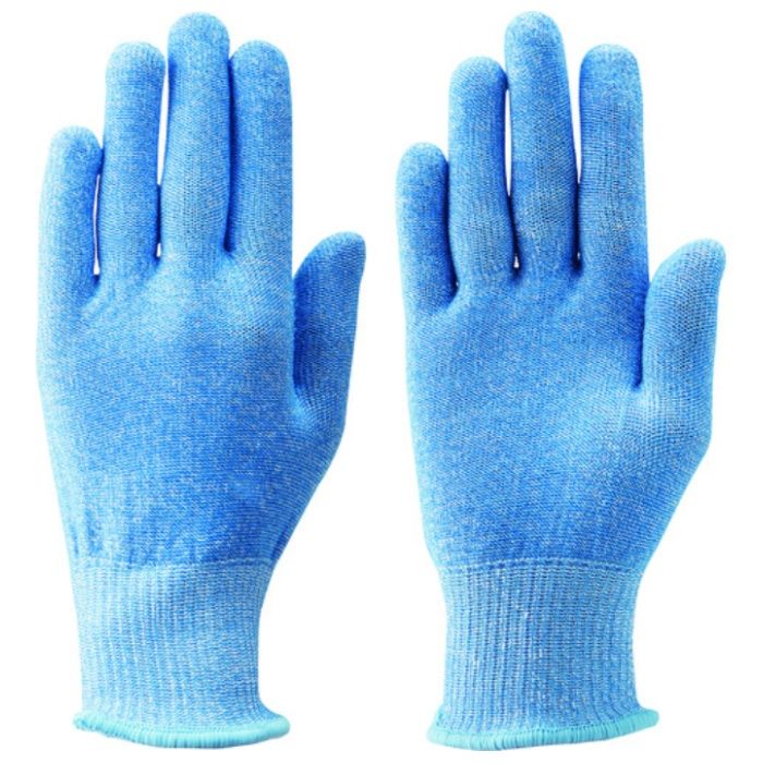 【まとめ買い】 トワロン 耐切創手袋 NEOカットレジストインナーブルー M (10双入) (Tcode:1372435)