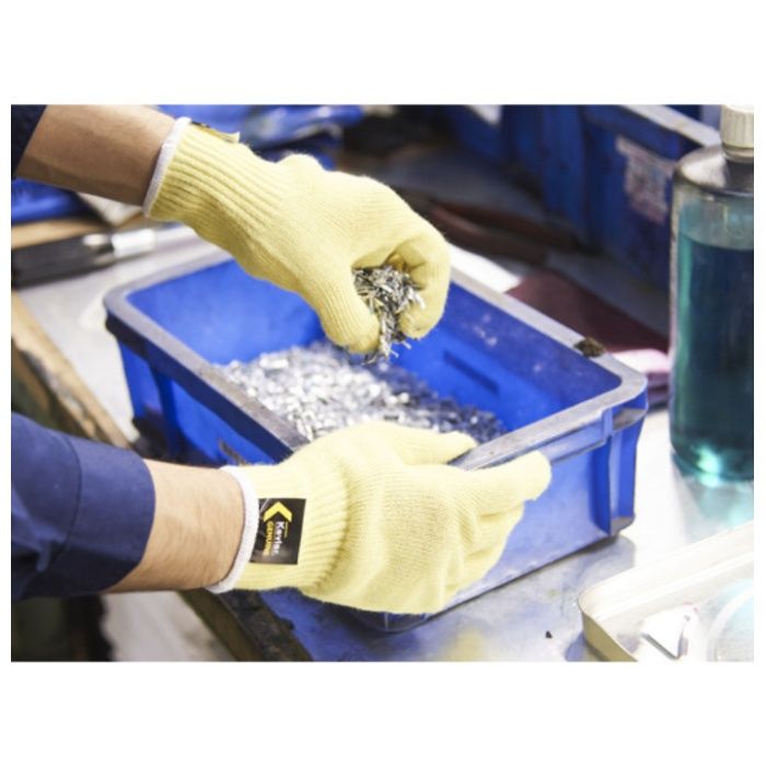 【まとめ買い】 トワロン 耐切創手袋 ケブラーK-10G うす手 S (10双入) (Tcode:4746821)の説明画像3