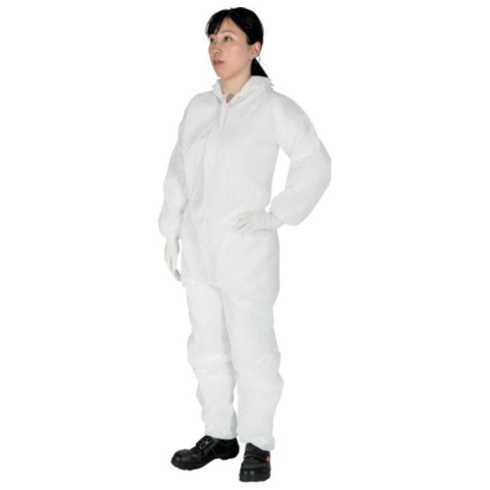 【まとめ買い】 TRUSCO(トラスコ) 不織布使い捨て保護服(1層・目付60gタイプ) XLサイズ 50着入 (Tcode:5649626)の説明画像2