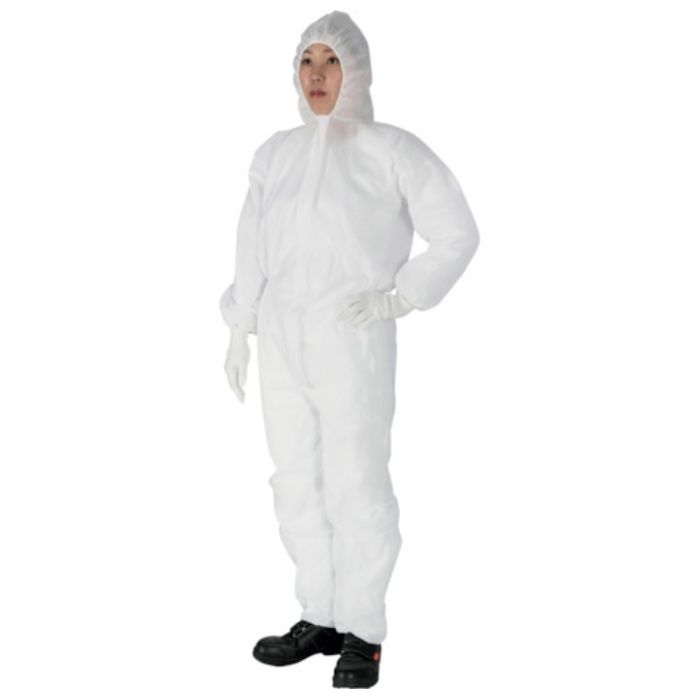 【まとめ買い】 TRUSCO(トラスコ) 不織布使い捨て保護服(1層・目付60gタイプ) XXLサイズ 50着入 (Tcode:5649627)