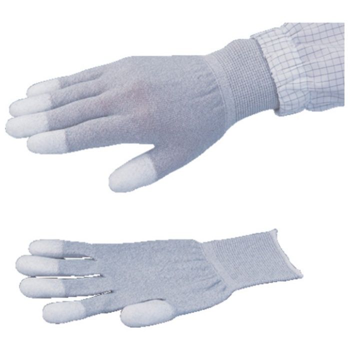 AS PUコート導電手袋(指先コート)5双入 S (Tcode:3647608)