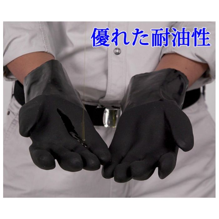ビニスター 静電気対策手袋 ビニスターW耐油&制電 L (Tcode:4204565)の説明画像5