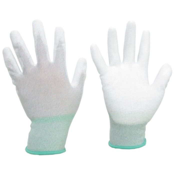 ミドリ安全 静電気拡散性手袋(手のひらコート)M 10双入 (Tcode:8219589)