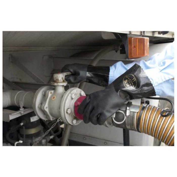 SHOWA 静電気防止手袋 No510制電ビニローブ ブラック Lサイズ (Tcode:3547914)の説明画像3