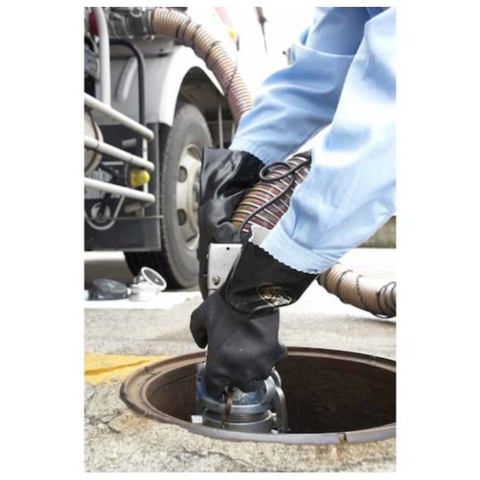 SHOWA 静電気防止手袋 No510制電ビニローブ ブラック LLサイズ (Tcode:3547922)の説明画像4