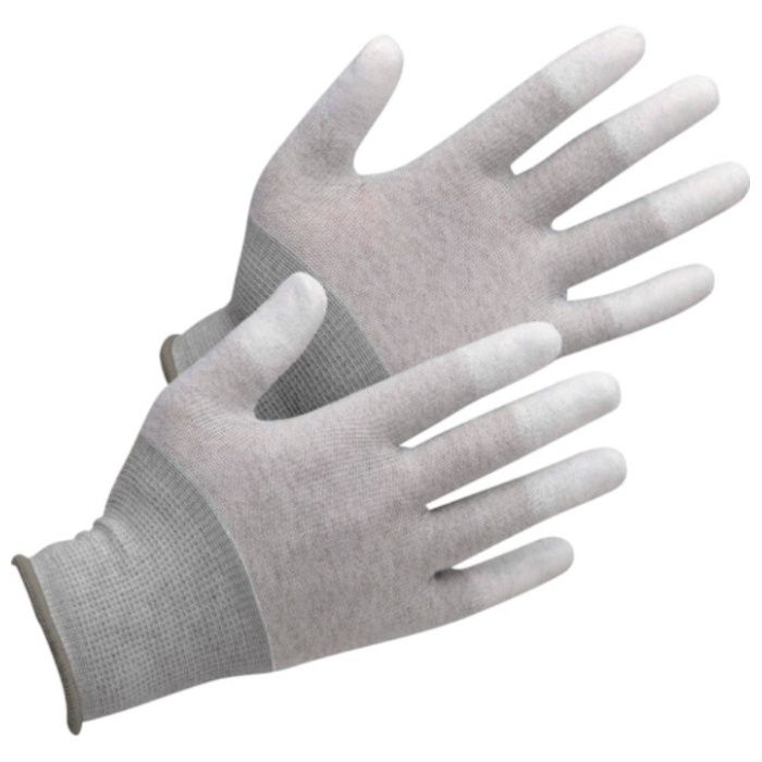 ミドリ安全 静電気拡散性手袋(指先コート)SPU-131CN L 10双入 (Tcode:5137996)