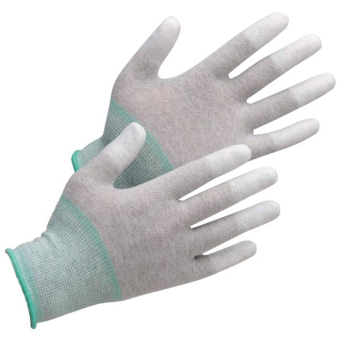 ミドリ安全 静電気拡散性手袋(指先コート)SPU-131CN M 10双入 (Tcode:5141060)