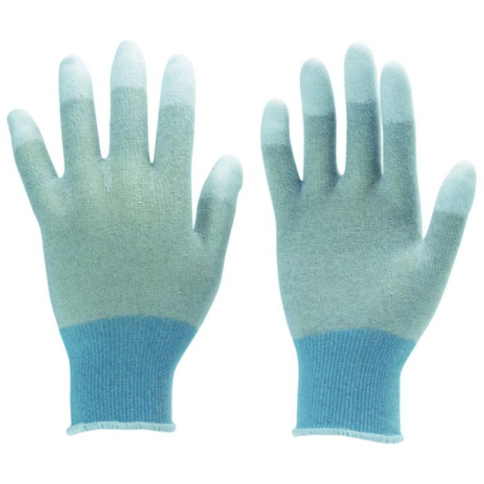 TRUSCO 指先コート静電気対策用手袋 Sサイズ (Tcode:3363619)