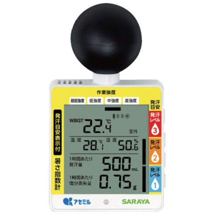 サラヤ　アセミル　発汗目安表示W2B2