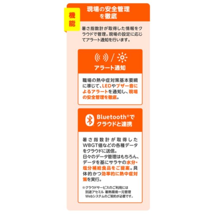 サラヤ　アセミル　発汗目安表示W2B2の説明画像3