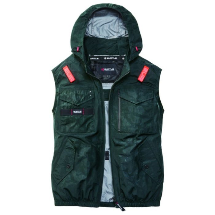 BURTLE　ACタクティカルベスト　AC1154-38-XXL　カモフラブラック