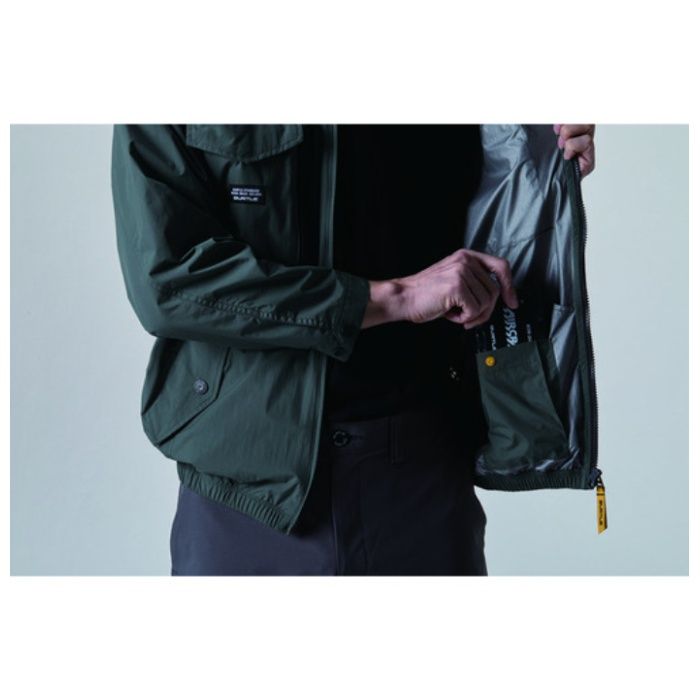 BURTLE　ACタクティカル半袖ブルゾン　AC1156-38-XL　カモフラブラックの説明画像6