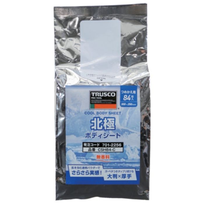 TRUSCO　クール汗拭きクロス　”北極ボディシート”　詰替用