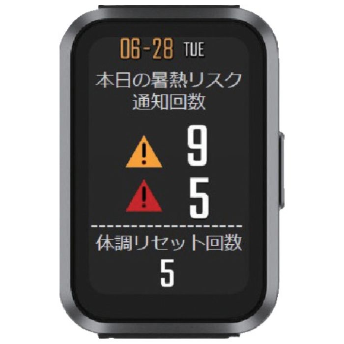 TRUSCO　熱中ハザードウォッチの説明画像2