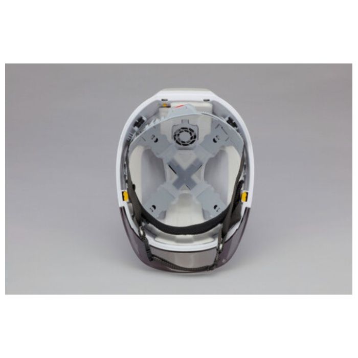 トーヨーセーフティ　送風機内蔵ヘルメット　WindyHelmt　クリアの説明画像2