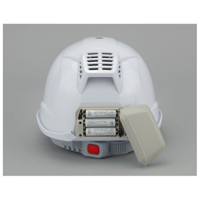 トーヨーセーフティ　送風機内蔵ヘルメット　WindyHelmt　クリアの説明画像4