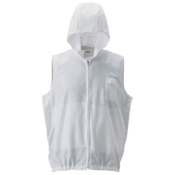 GOLDWIN　空調服[[R上]]フード付きアウターベスト　白　3L