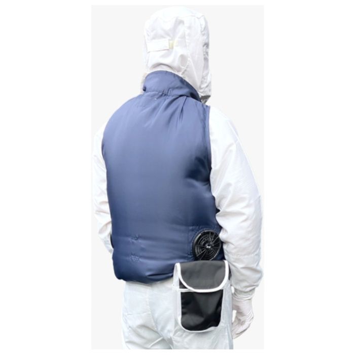 GOLDWIN　空調服[[R上]]　アウターベスト　ネイビー　5Lの説明画像2