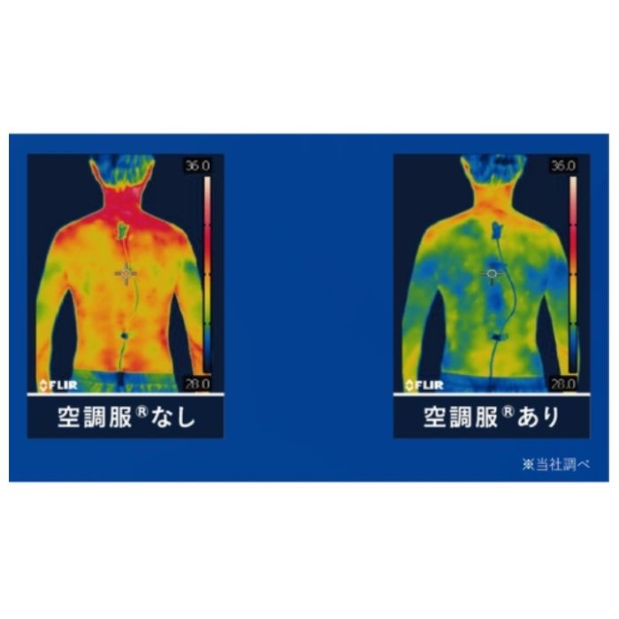 GOLDWIN　空調服[[R上]]　アウターベスト　ネイビー　LLの説明画像3