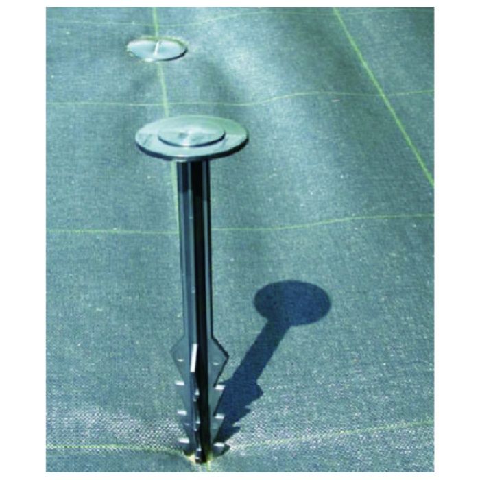 TRUSCO　防草シート押さえ具シャークアンカー15cm　50本入の説明画像2