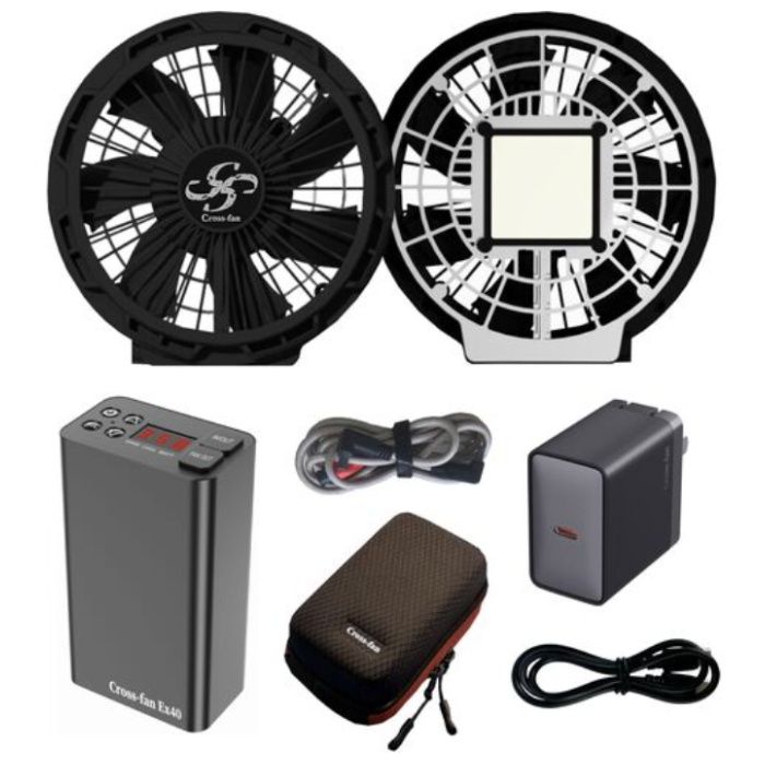 Cross-fan　ペルチェ付空調ファン　Ex40　スターターキット