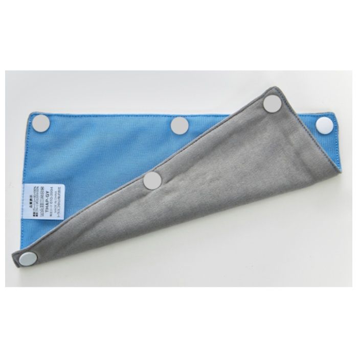 TRUSCO　ヘルメット用ひんやり汗取りパッド　グレー1枚入の説明画像2