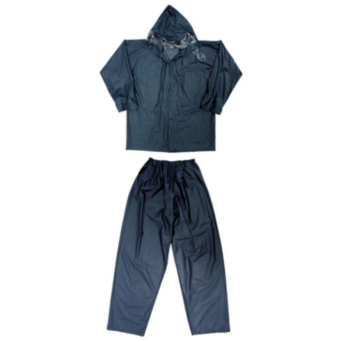 TRUSCO　レインスーツ　LLサイズ　ネイビー