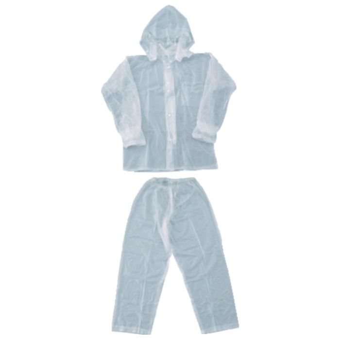 TRUSCO　レインスーツ　Mサイズ　クリア