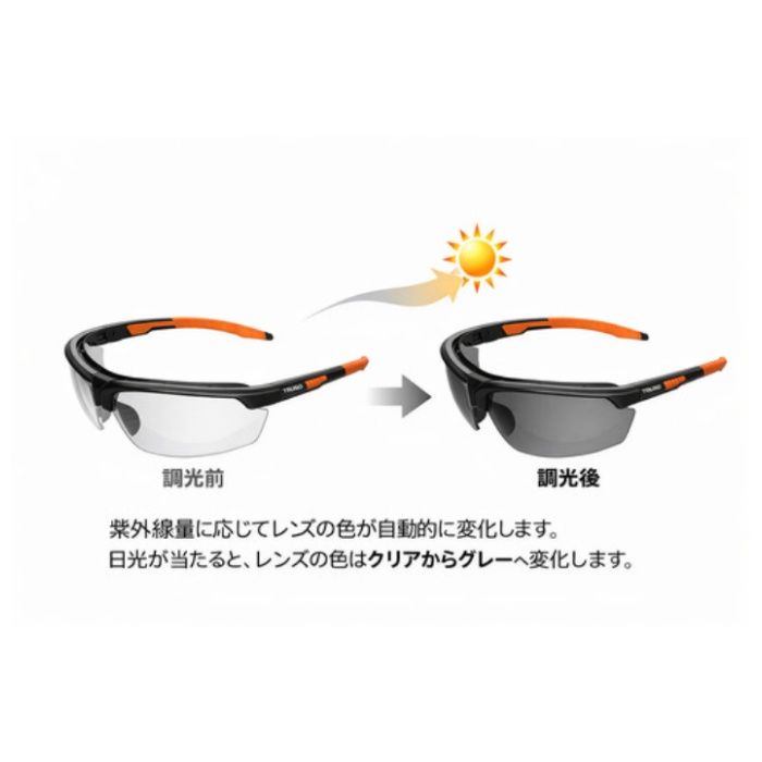 TRUSCO　調光レンズ保護メガネの説明画像2