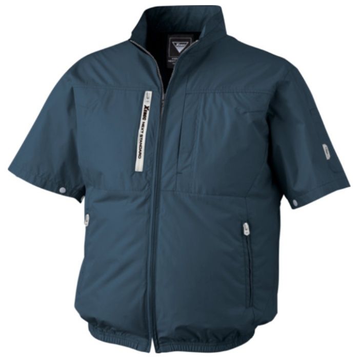 XEBEC　空調服半袖ブルゾンXE98034-19-3L　ディープネイビー