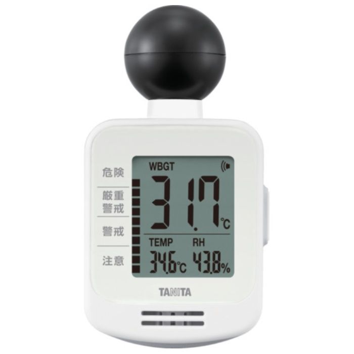 TANITA　黒球式熱中症指数計　熱中アラーム　TCー301ーWH