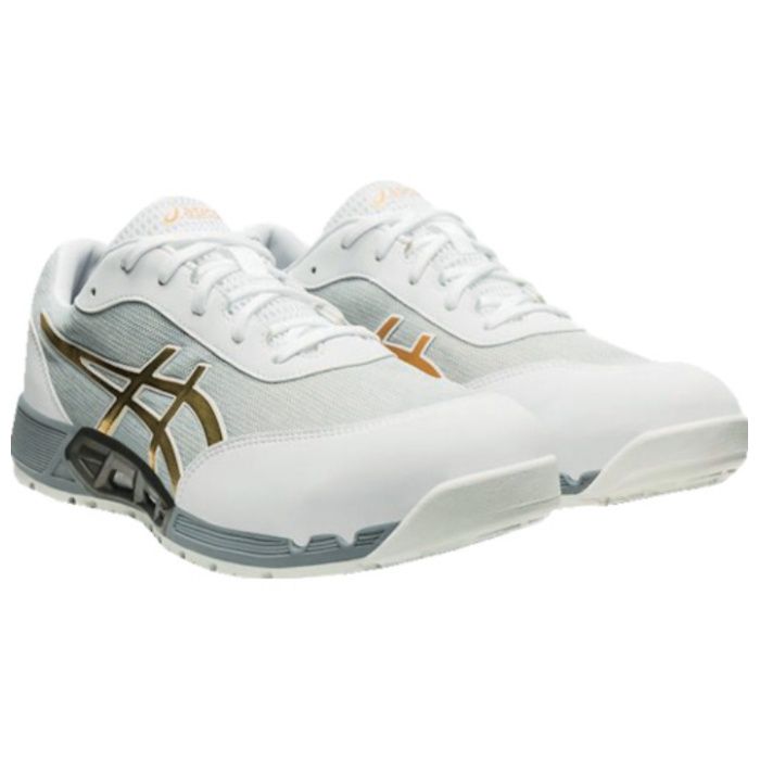 ASICS ウィンジョブ CP212 AC ホワイト×ピュアゴールド 27.0cm