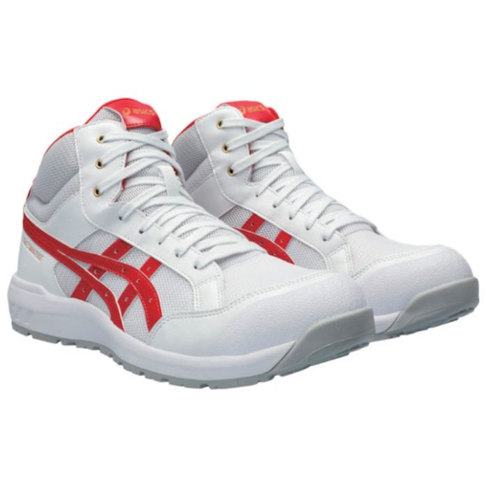 ASICS　ウィンジョブ　CP218　ホワイト/クラシックレッド　28.0cm