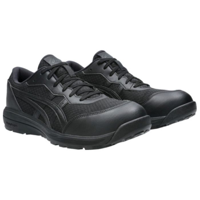 ASICS　WINJOB　CP221　ブラック×ブラック　25.0