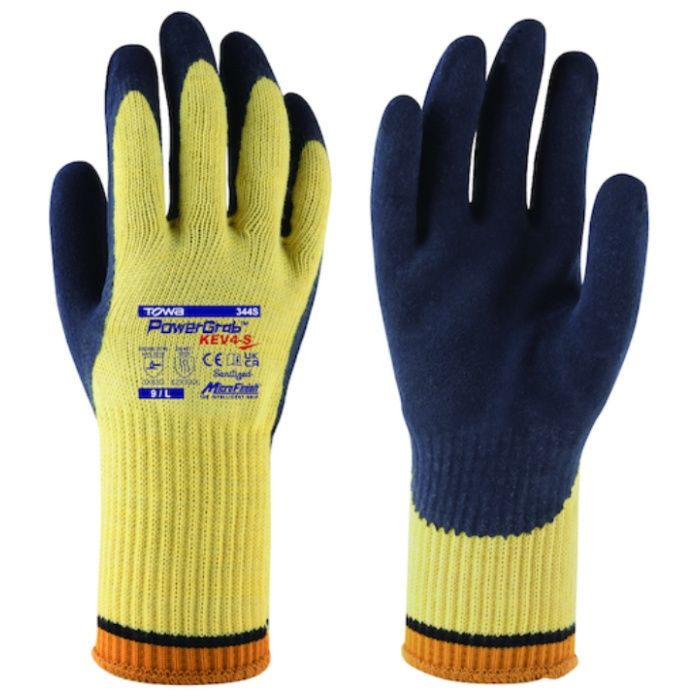 トワロン　耐切創手袋　パワーグラブKEV4-S　9/L