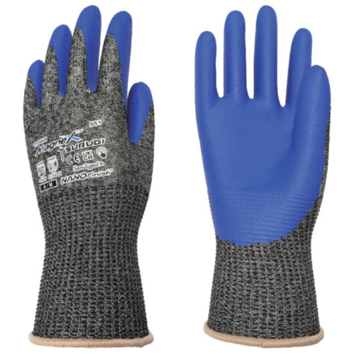 トワロン　耐切創手袋　MagneXTSURUGI　8/M　(12双入)